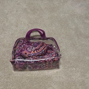 Vera Bradley cosmetic case for toiletry travel